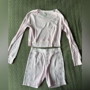PINK Victoria's Secret Light Pink Women’s Pajama Set